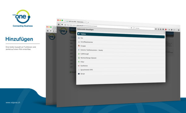 Virtual PBX Nebenstellen