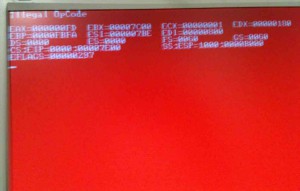 hp-dl380-illegal-opcode-red-screen