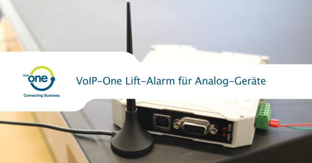 VoIP-One Lift-Alarm mit GSM für Analog-Geräte