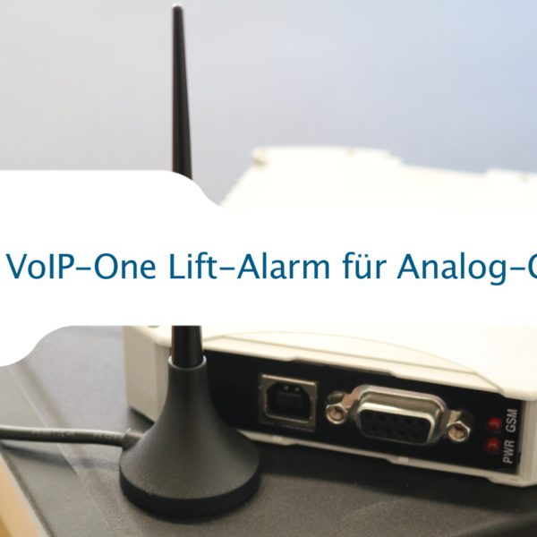 VoIP-One Lift-Alarm mit GSM für Analog-Geräte