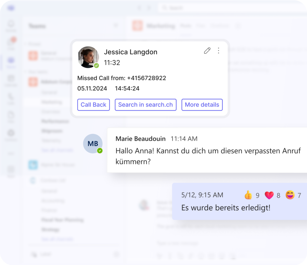 MissedCallPost - Screenshot